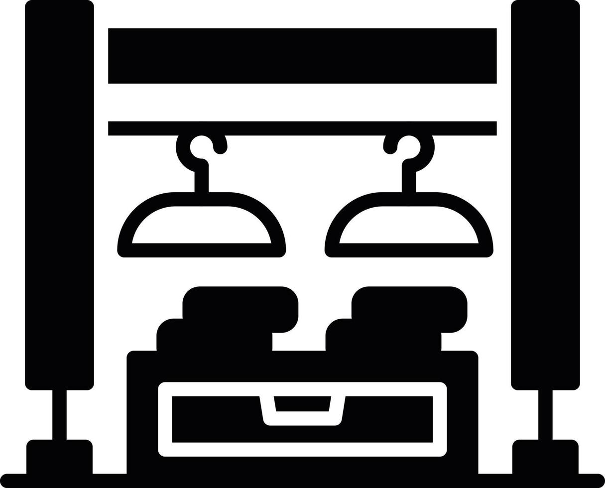 Clothes Rack Creative Icon Design vector