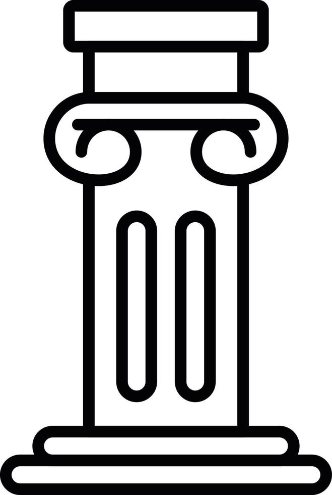 Pillar Creative Icon Design vector