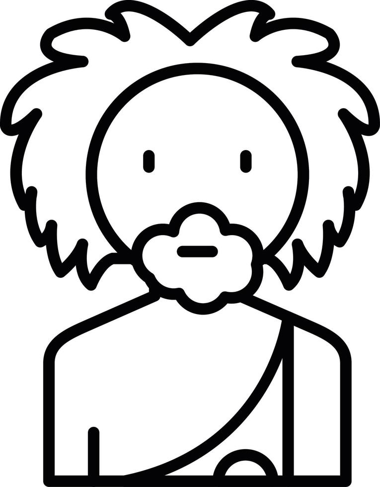 Prehistoric Man Creative Icon Design vector