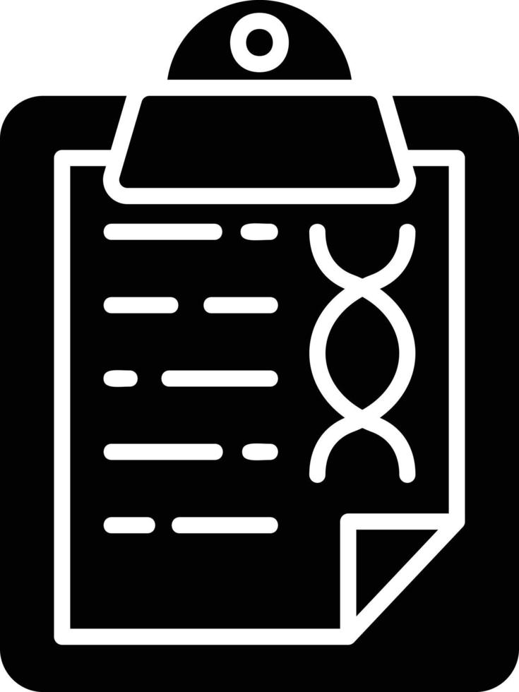 Dna Test Creative Icon Design vector