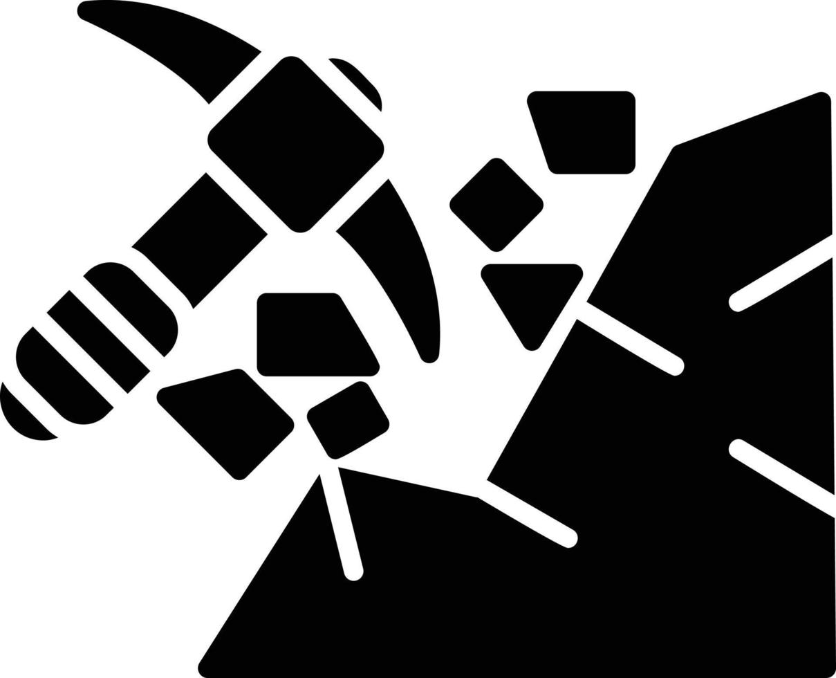 Mining Creative Icon Design vector