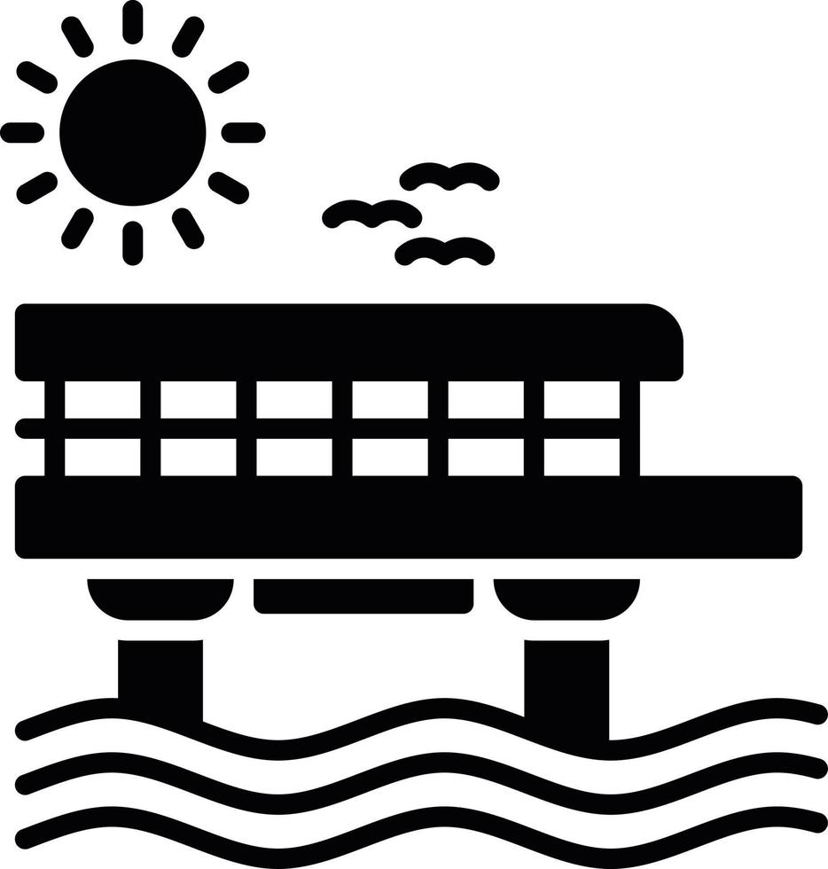 Pier Creative Icon Design vector