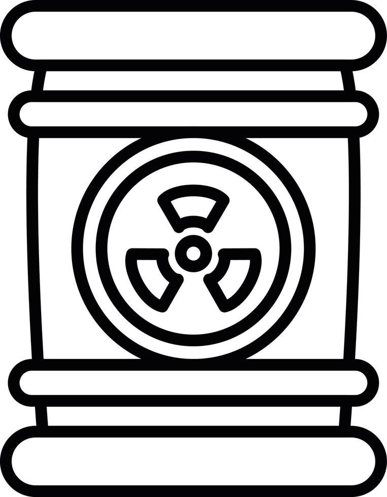 diseño de icono creativo nuclear vector