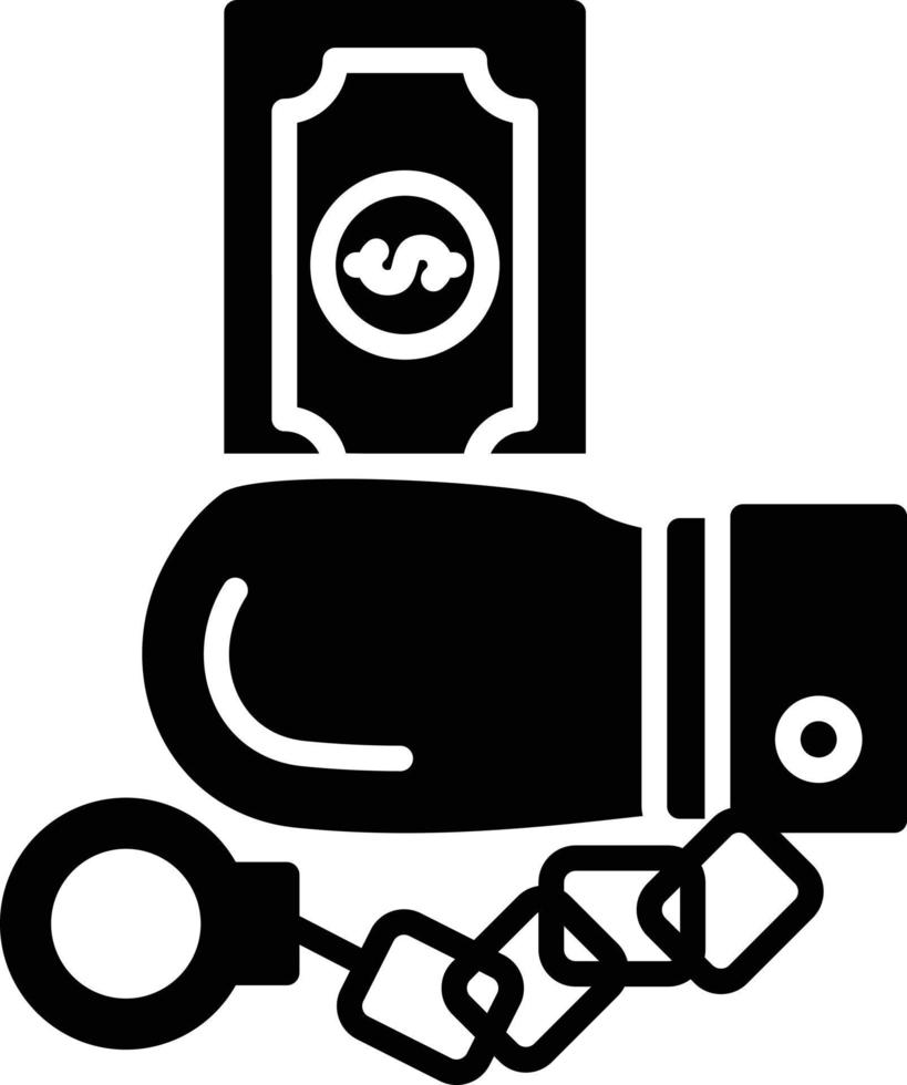 Corruption Creative Icon Design vector