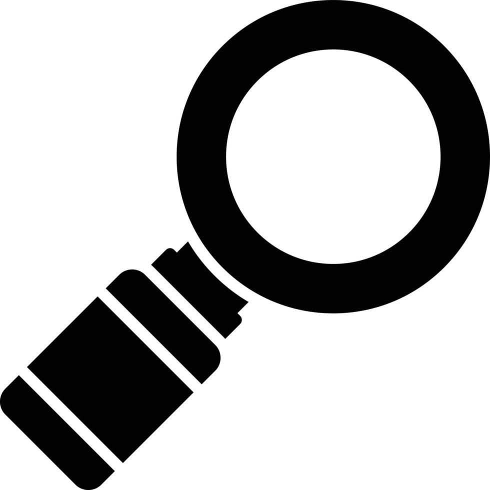 Magnifying Glass Creative Icon Design vector