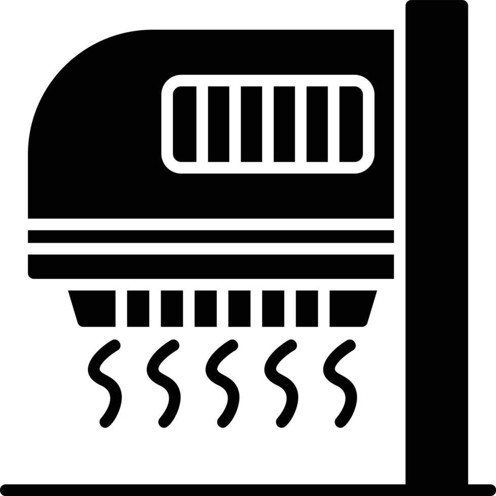Hand Dryer Creative Icon Design vector