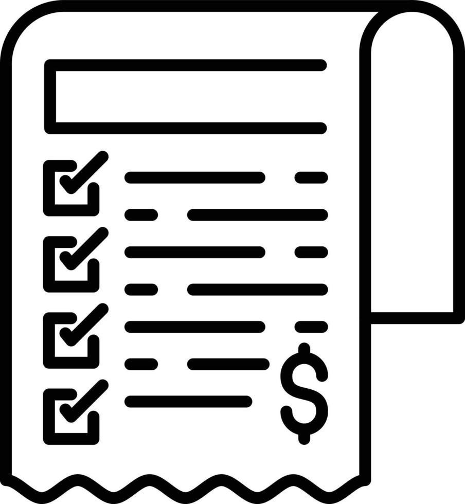 Bill Creative Icon Design vector