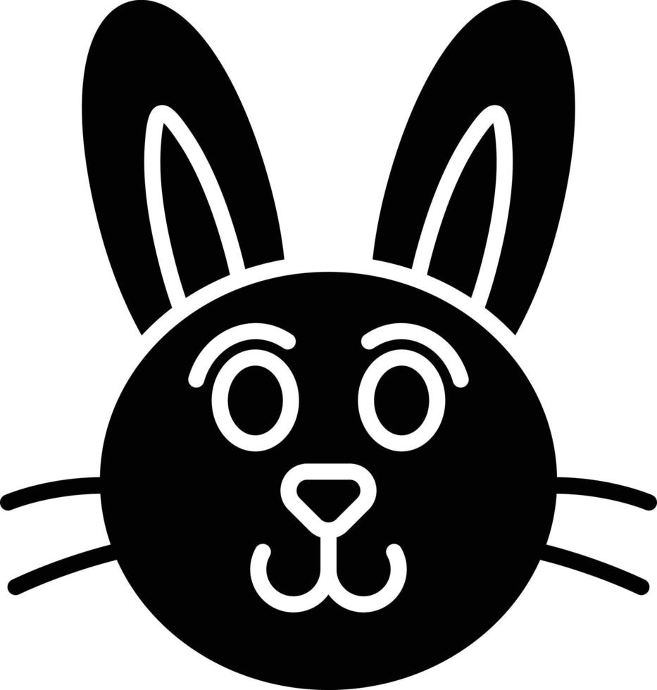 diseño de icono creativo de conejo vector