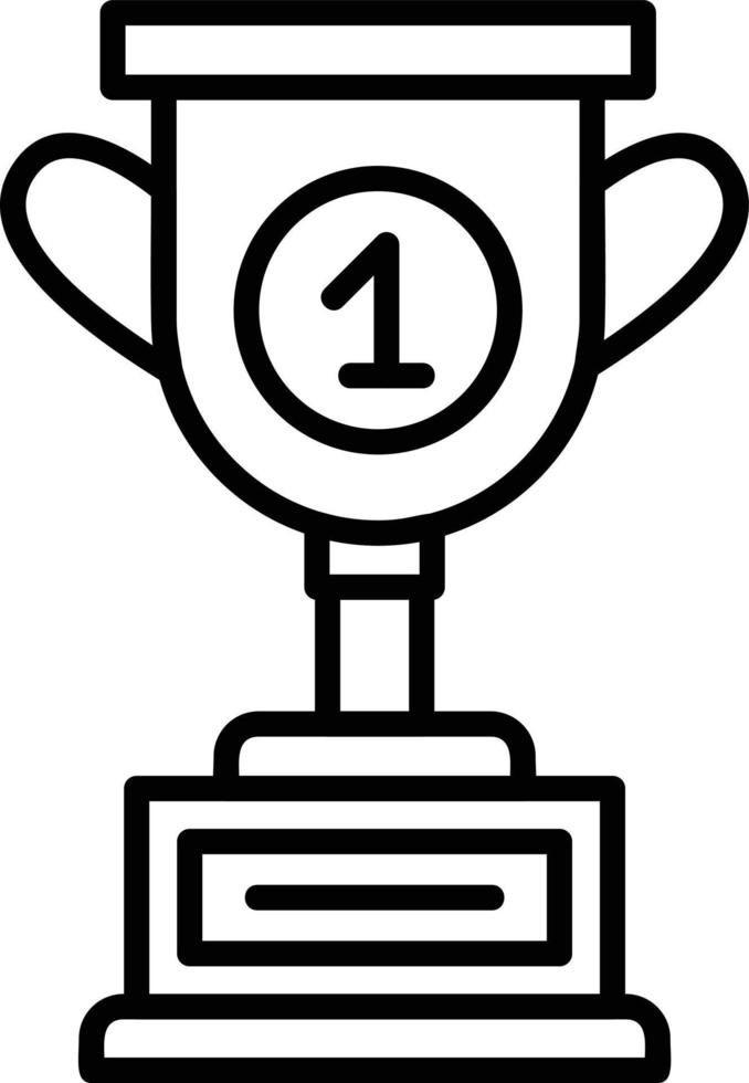 Trophy Creative Icon Design vector
