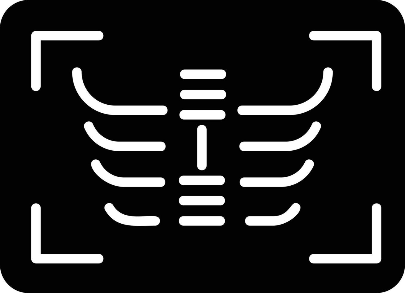 X Ray Creative Icon Design vector