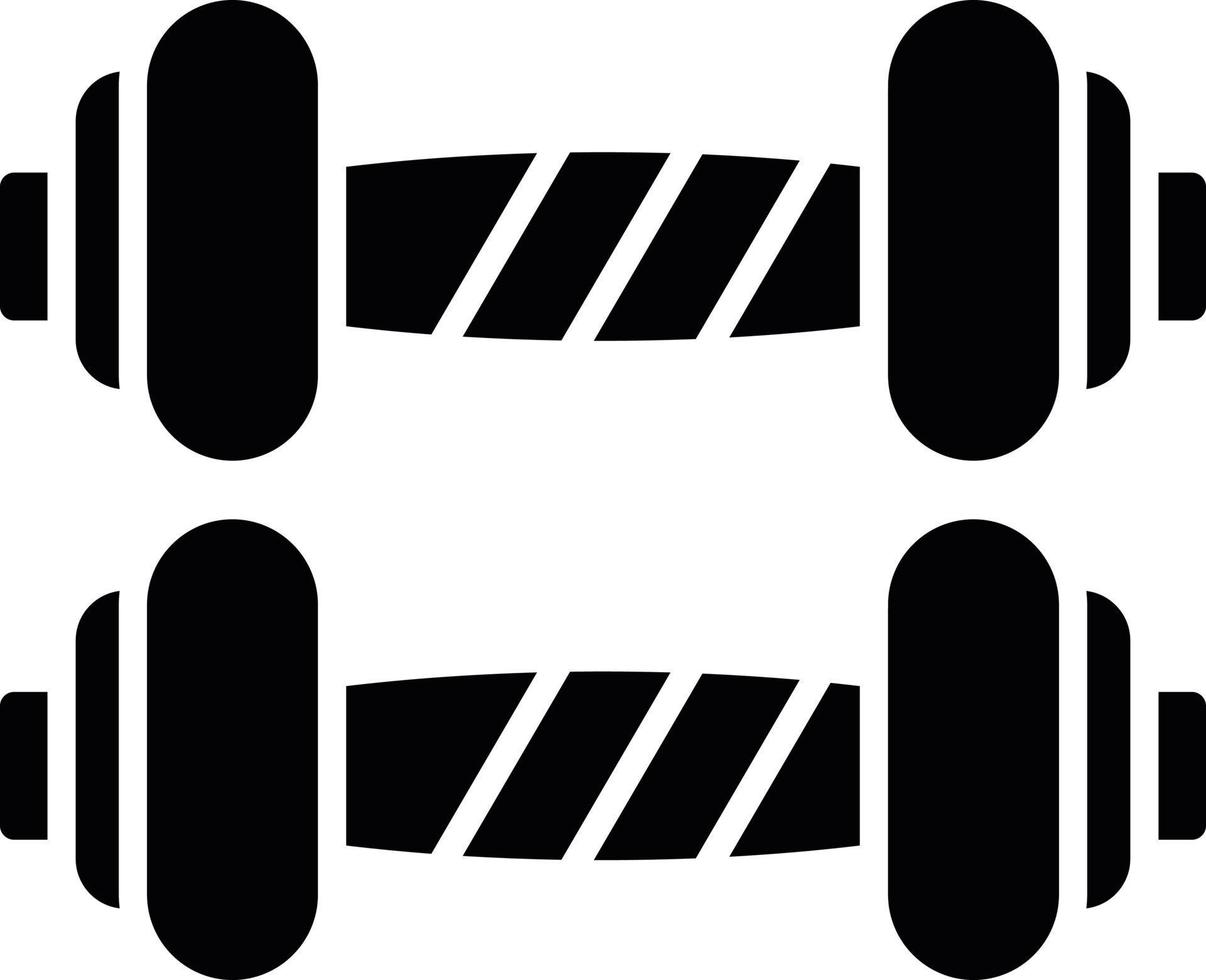 Dumbbells Creative Icon Design vector