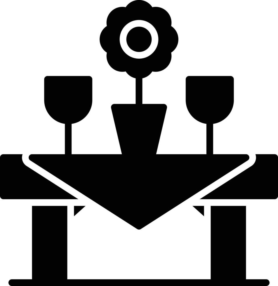 diseño de icono creativo de mesa vector