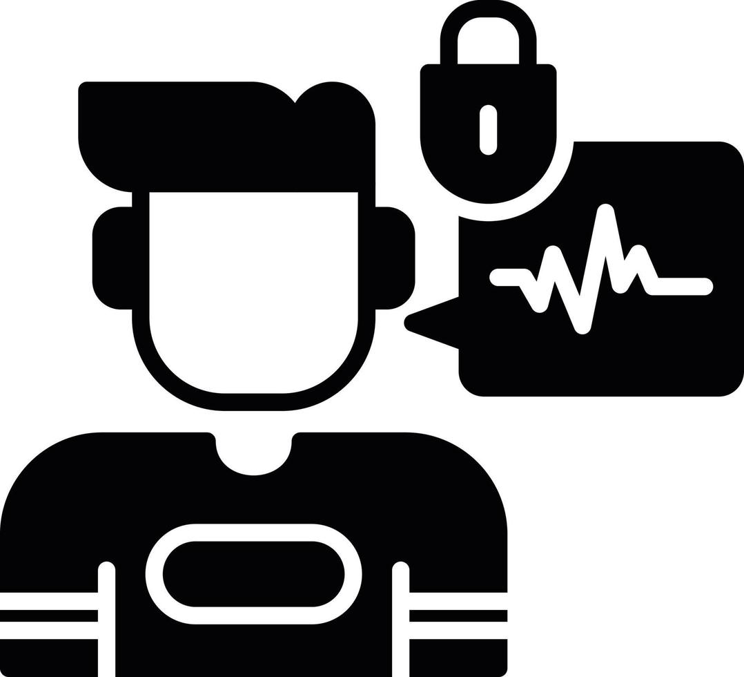 Biometric Creative Icon Design vector
