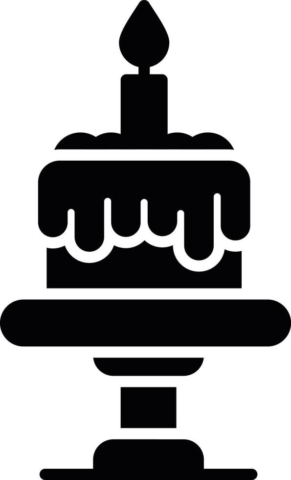 Birthday Cake Creative Icon Design vector