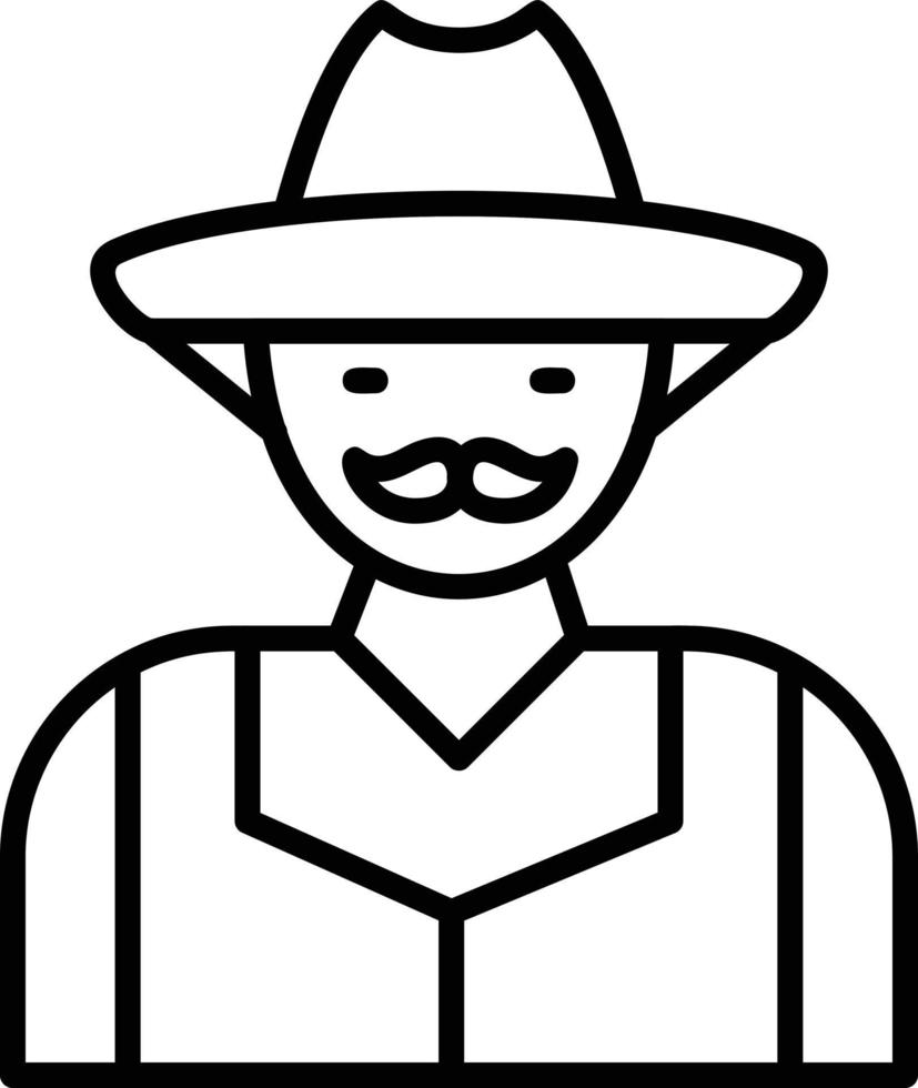 Farmer Creative Icon Design vector