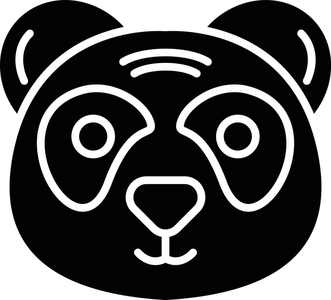 diseño de icono creativo panda vector