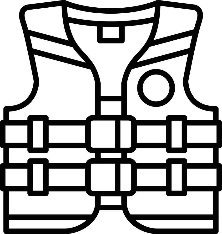 Life Jacket Creative Icon Design vector