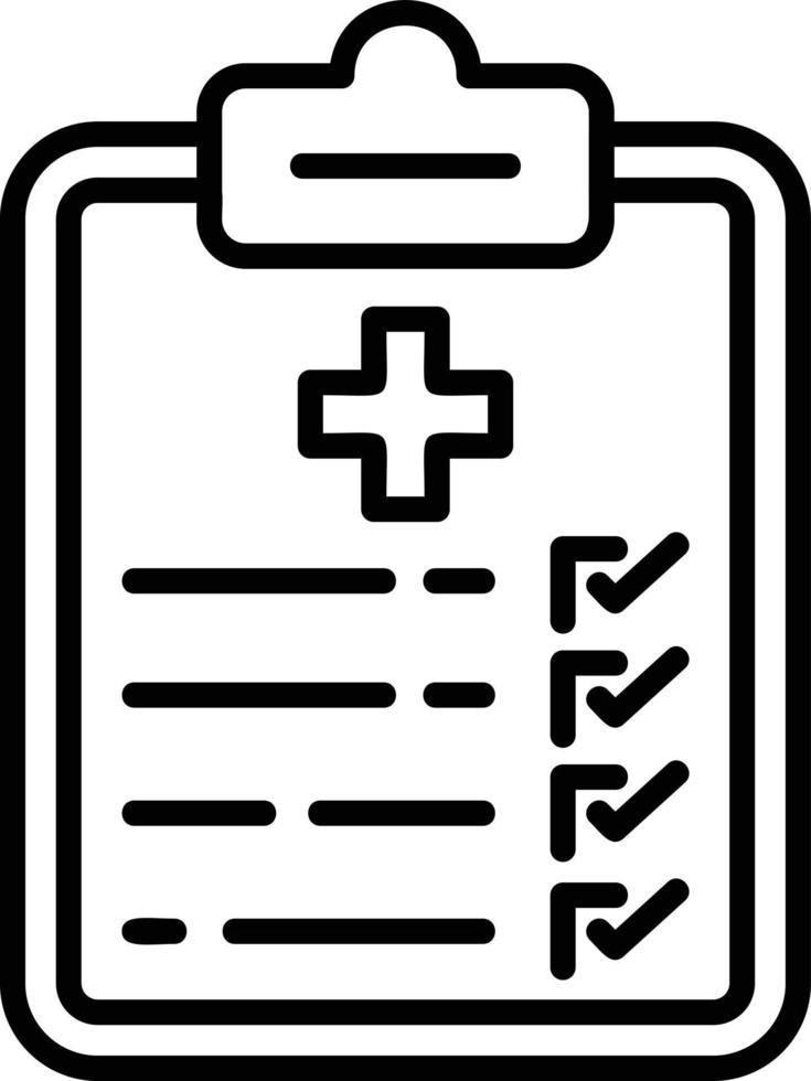 Medical Result Creative Icon Design vector