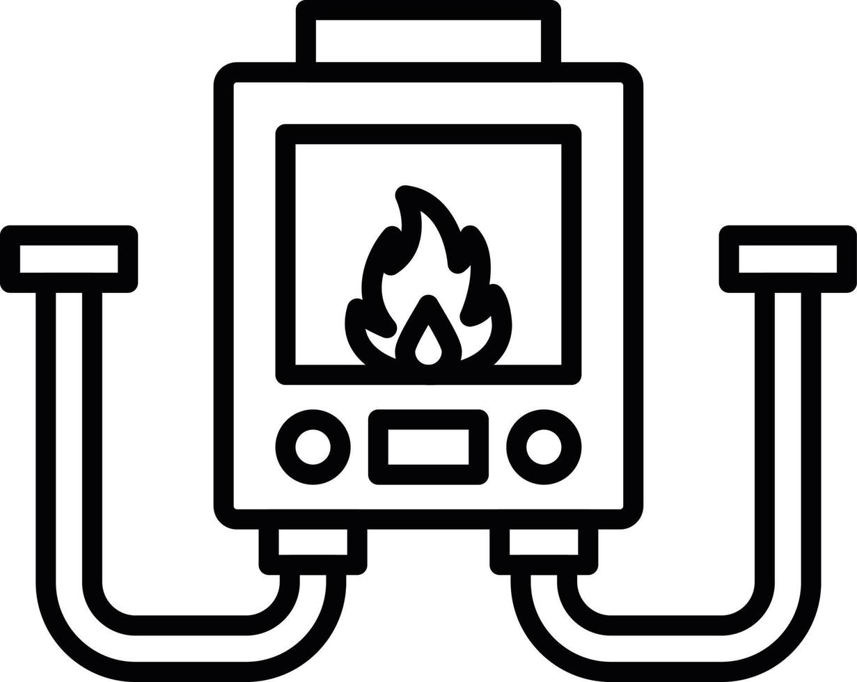 Water Boiler Creative Icon Design vector
