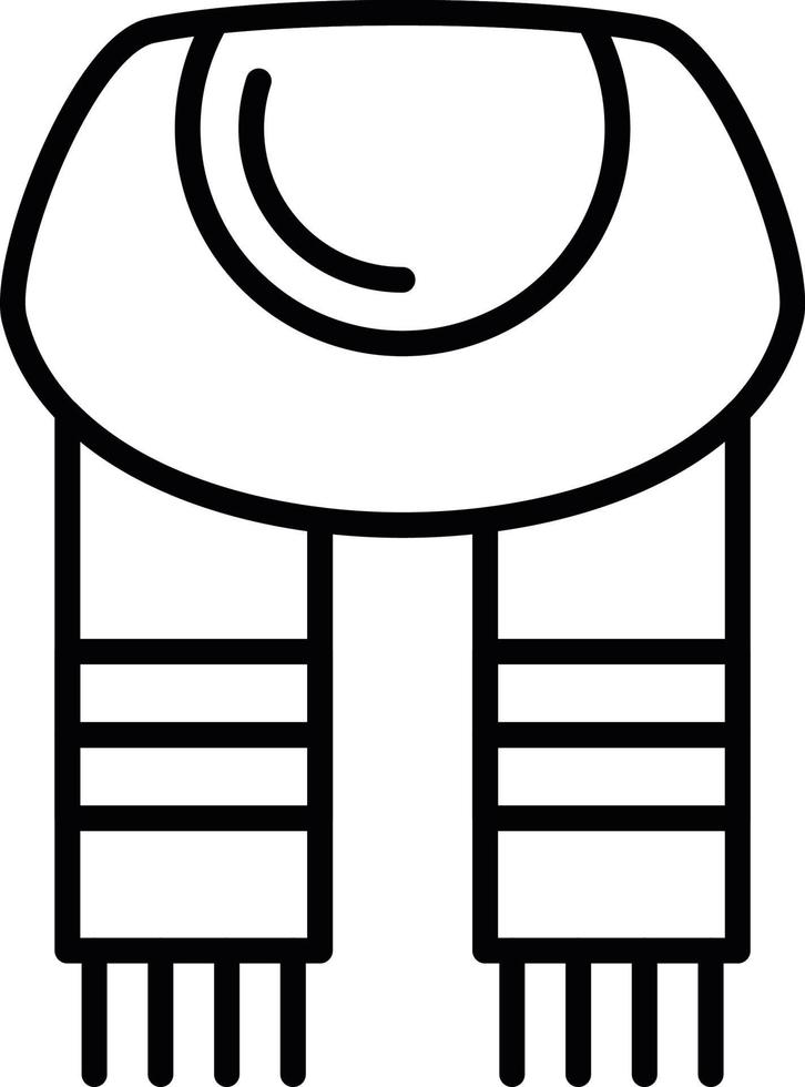 Scarf Creative Icon Design vector