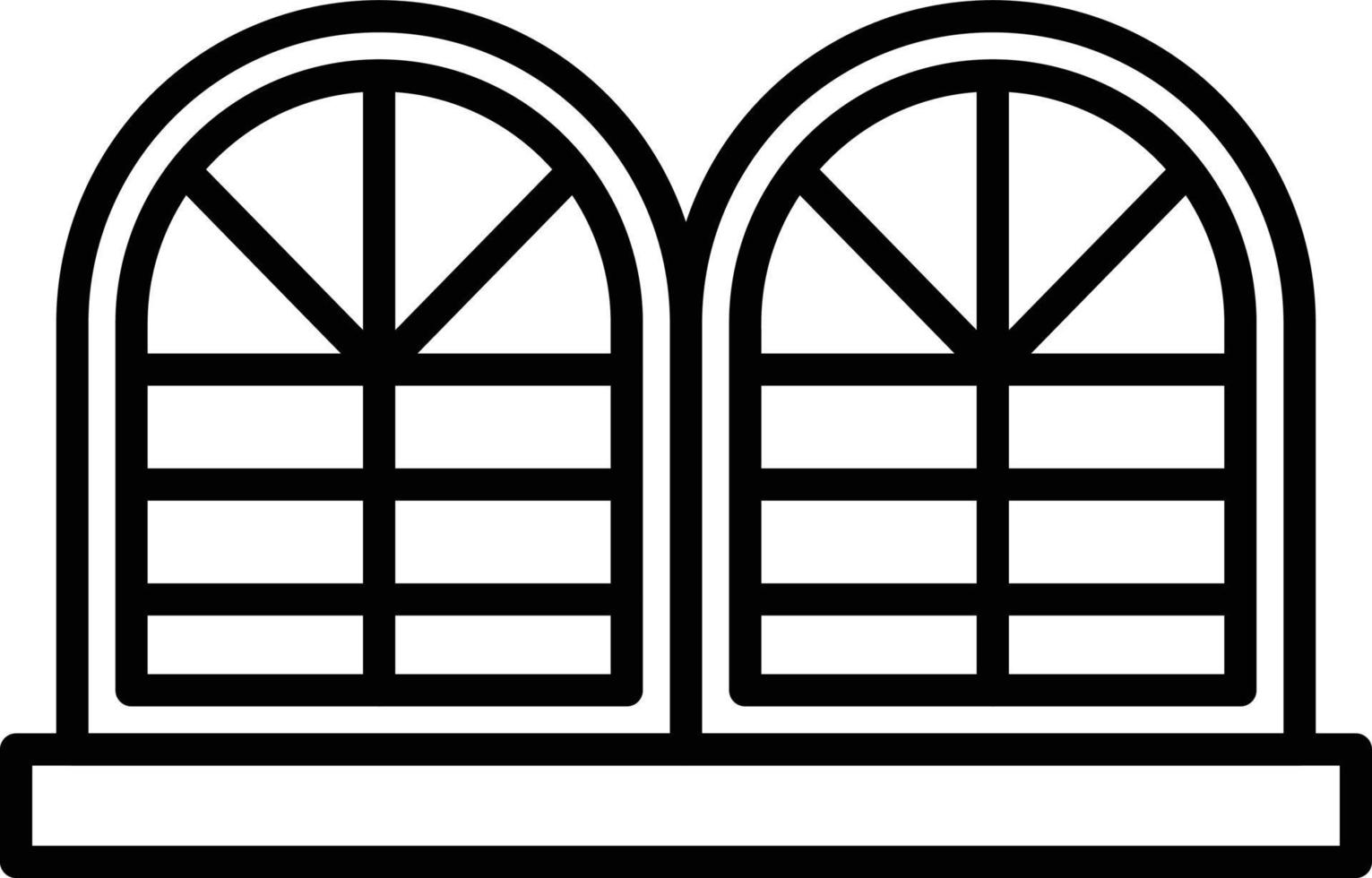 Window Creative Icon Design vector