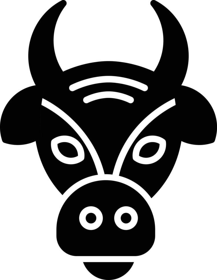 diseño de icono creativo de vaca vector