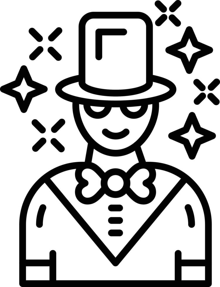 Magician Creative Icon Design vector