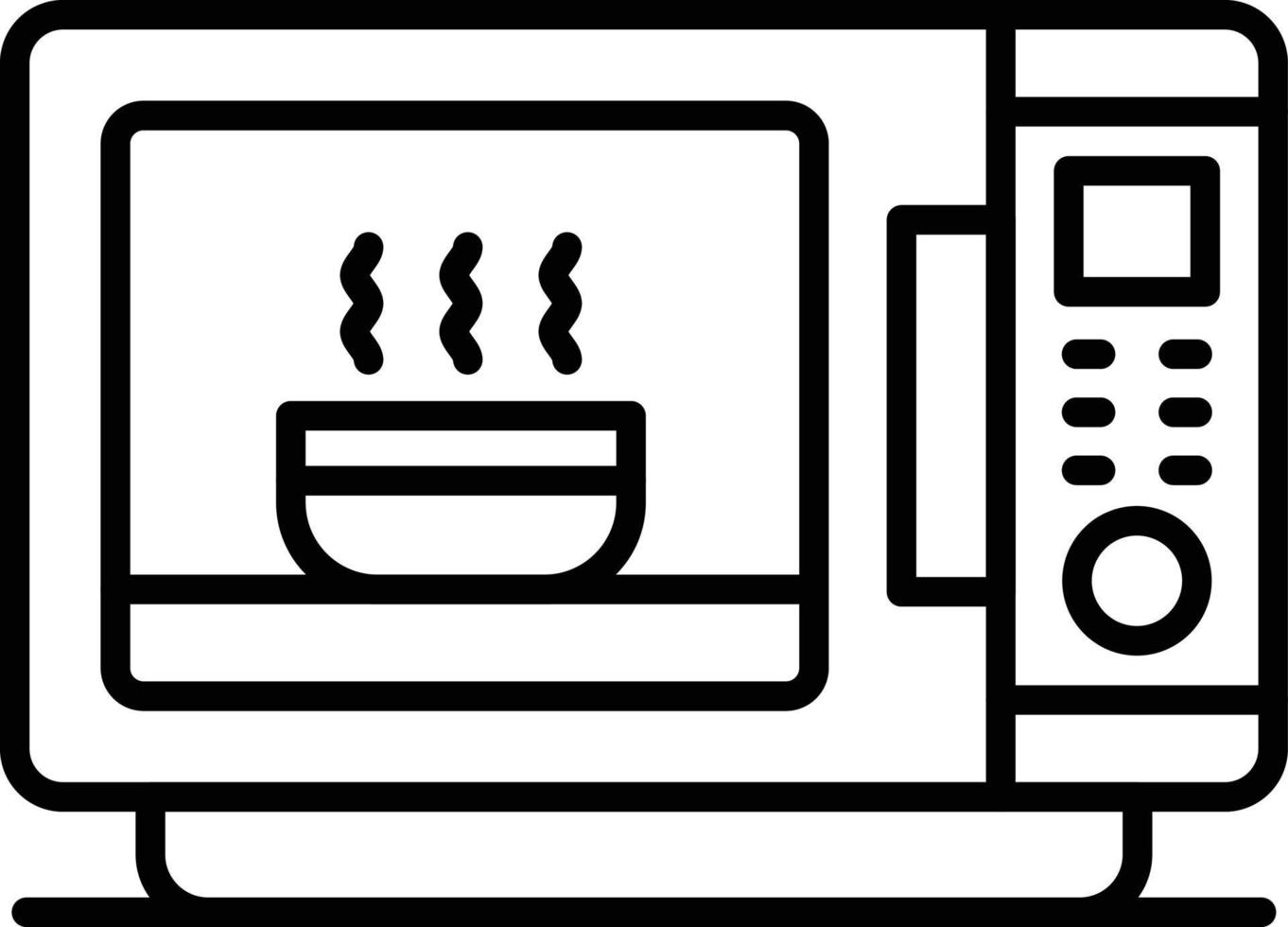 Microwave Creative Icon Design vector