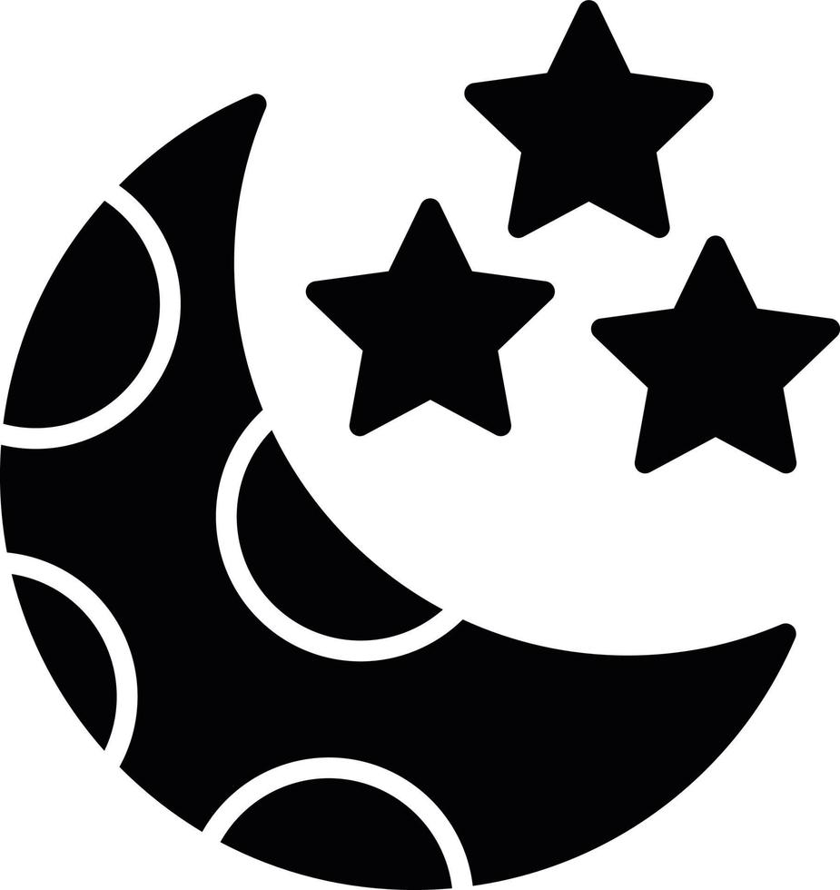 Night Creative Icon Design vector