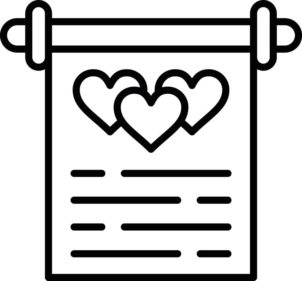 Wedding Vows Creative Icon Design vector