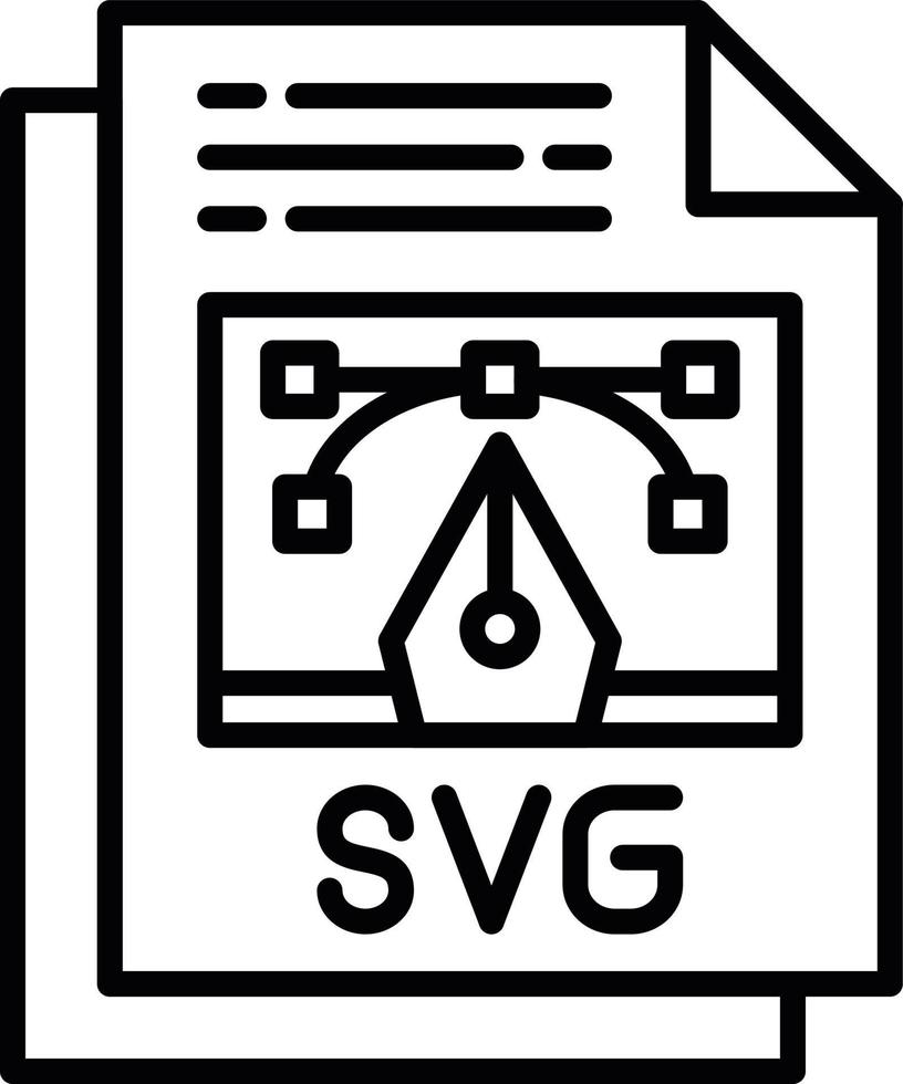 Svg File Creative Icon Design vector