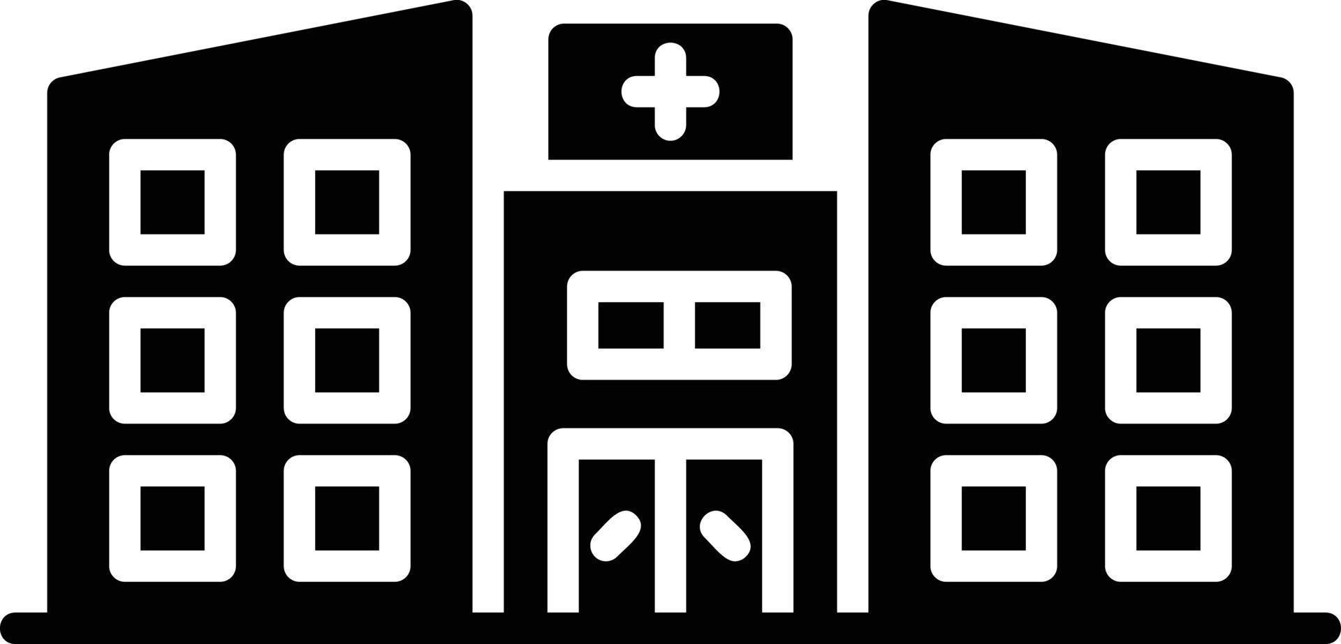 diseño de icono creativo de hospital vector