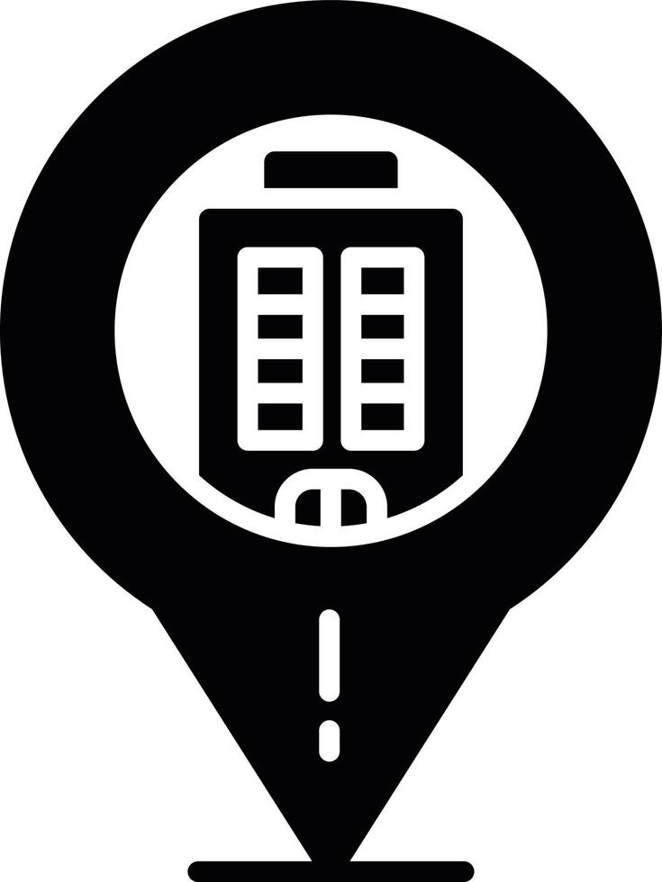 Location Pin Creative Icon Design vector