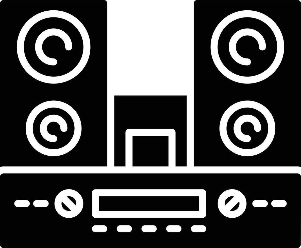 diseño de icono creativo de altavoces vector