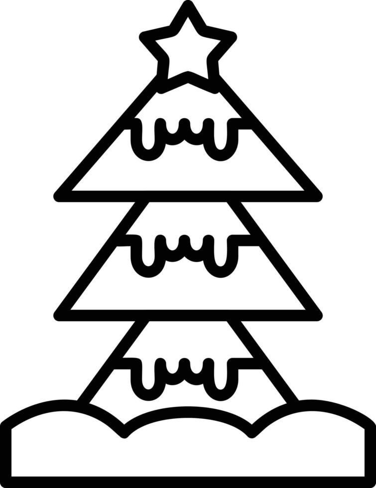 Christmas Tree Creative Icon Design vector