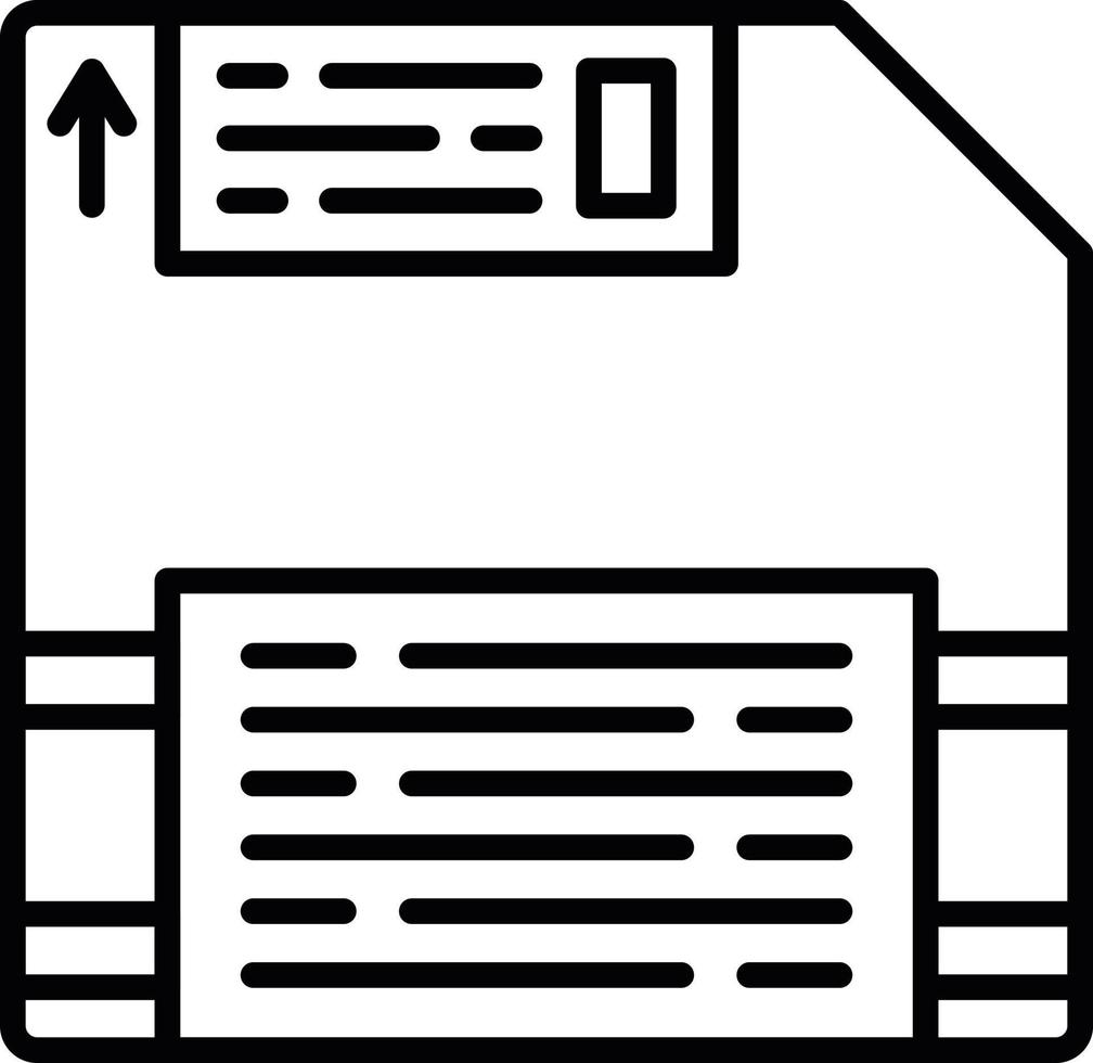 Floppy Disc Creative Icon Design vector