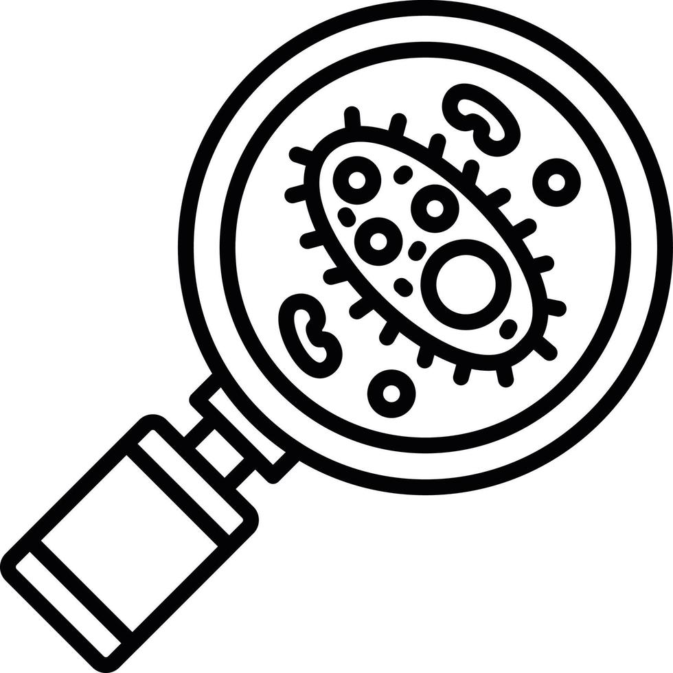 Bacteria Creative Icon Design vector