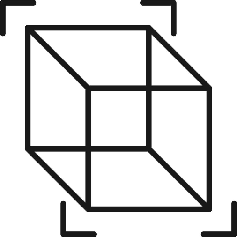 3d Cube Creative Icon Design vector