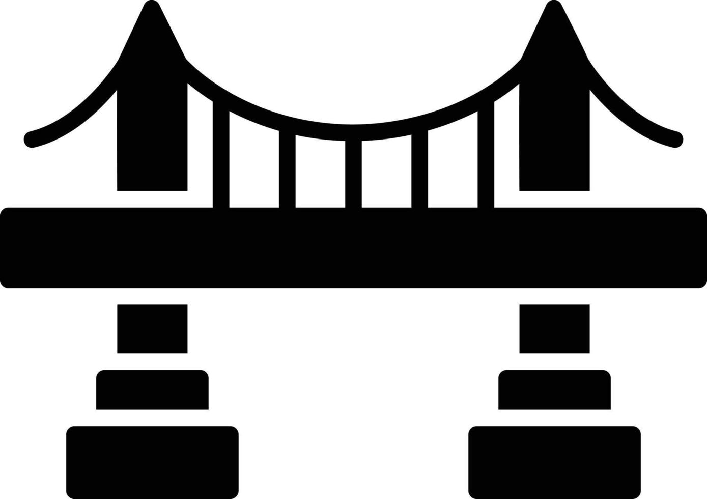 Bridge Creative Icon Design vector