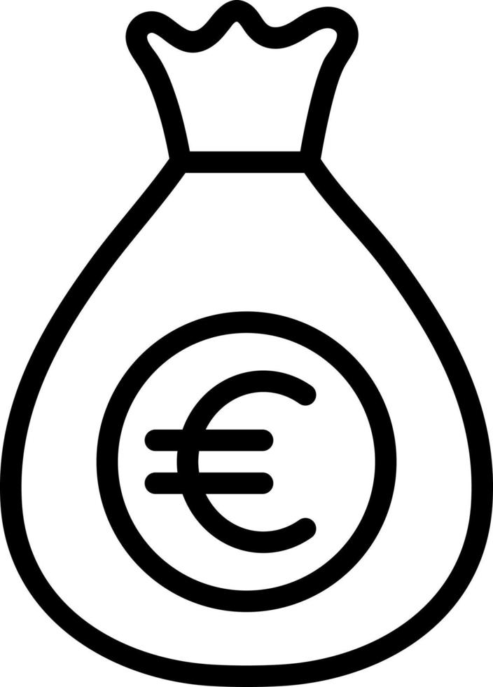 line ion for euros vector