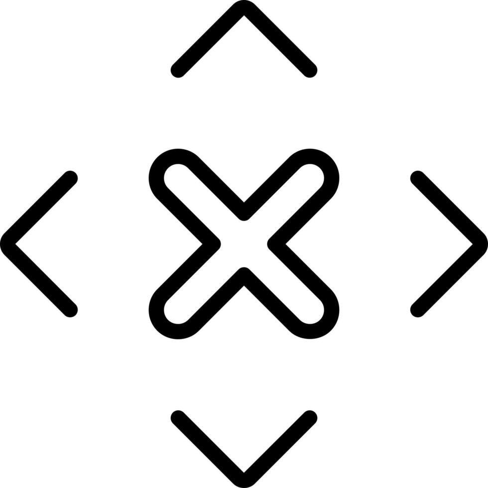 line icon for calibration vector