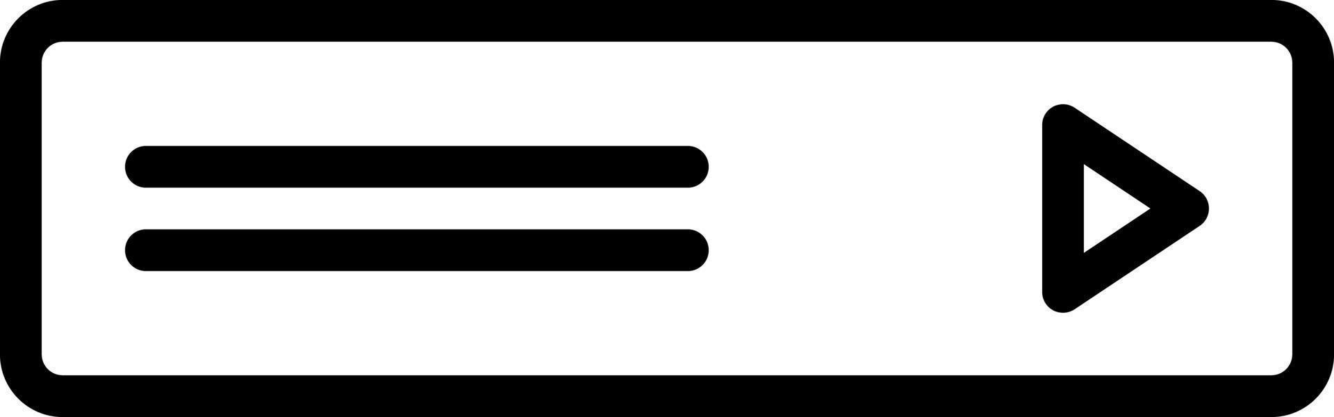 line icon for submitted vector