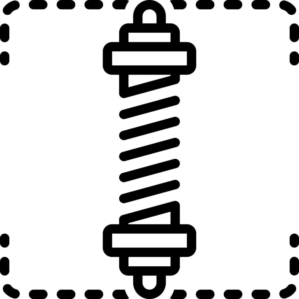 line icon for springs vector