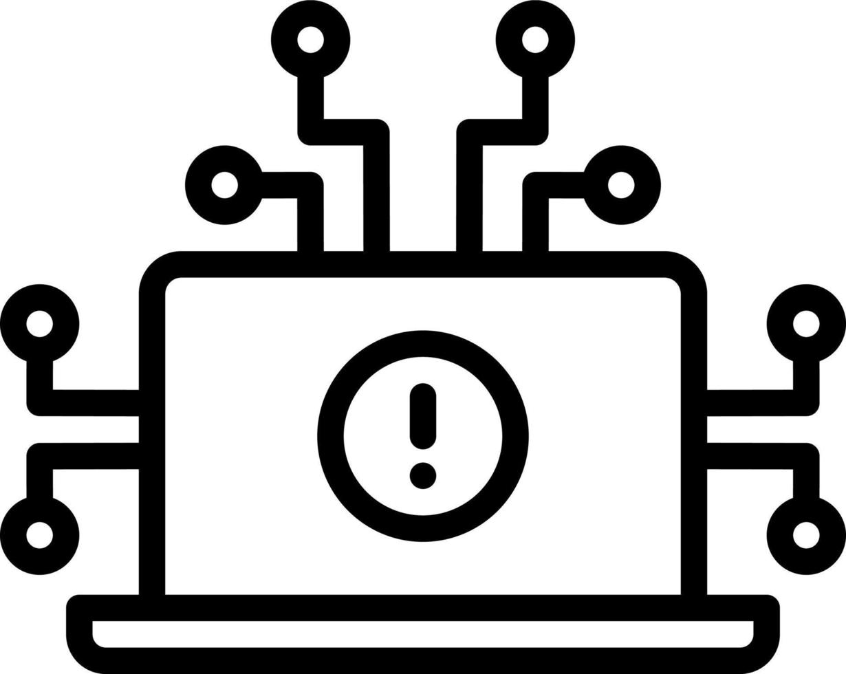 line icon for hack vector