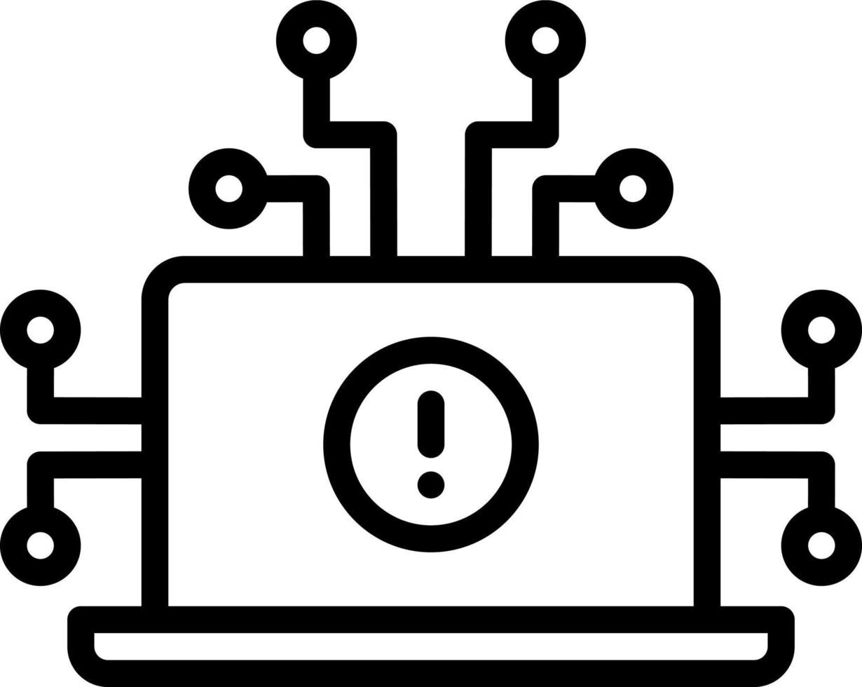 line icon for hack vector