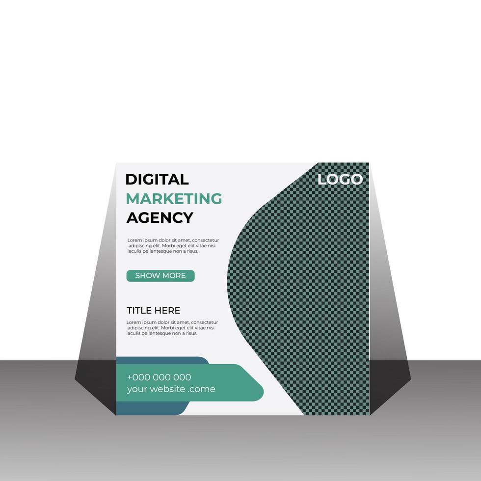 Social media post design templet  for business vector