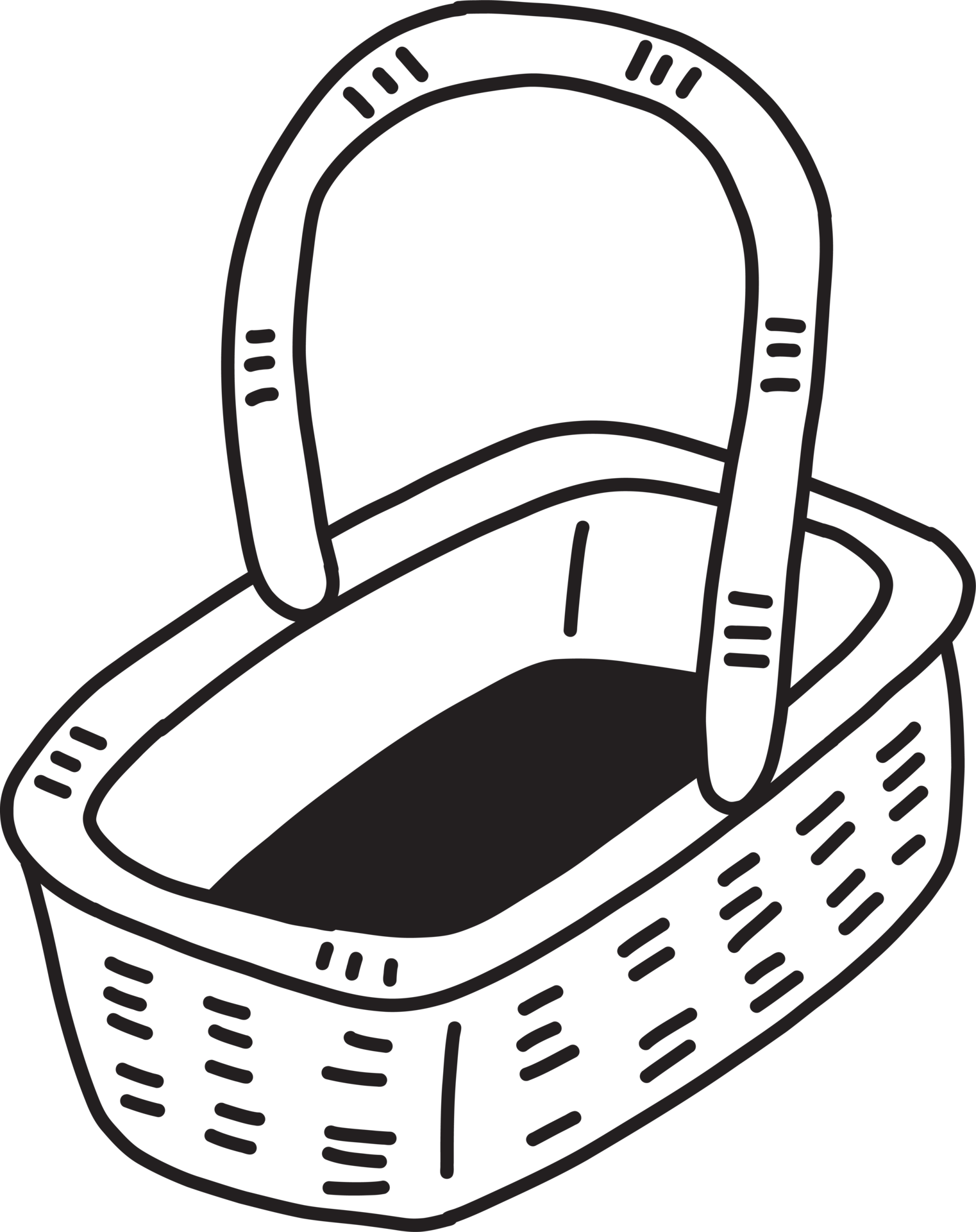 Hand Drawn basket illustration 14966831 PNG