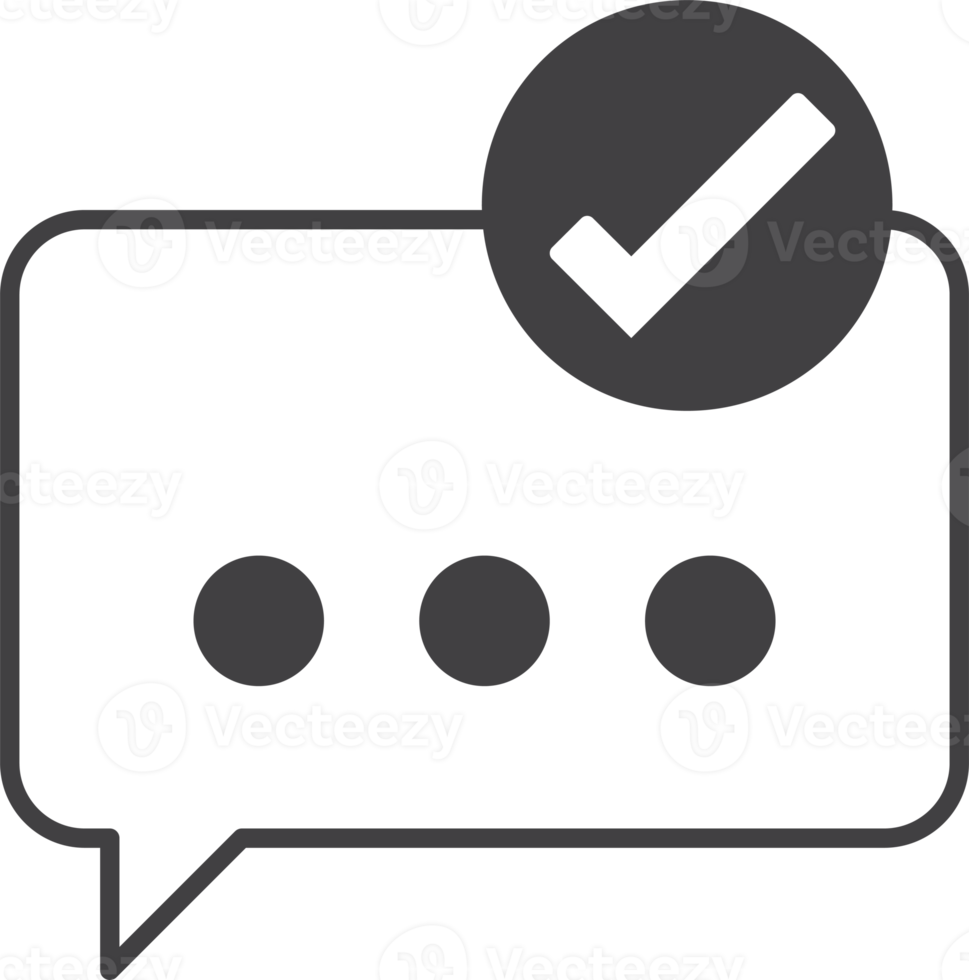 Text boxes and check marks illustration in minimal style 14967098 PNG