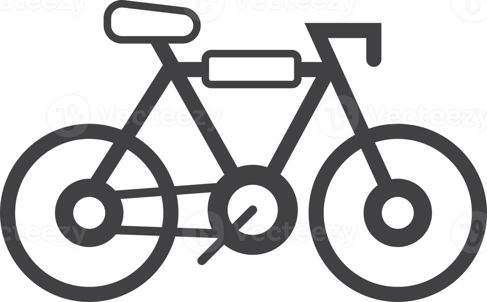 cykel illustration i minimal stil png