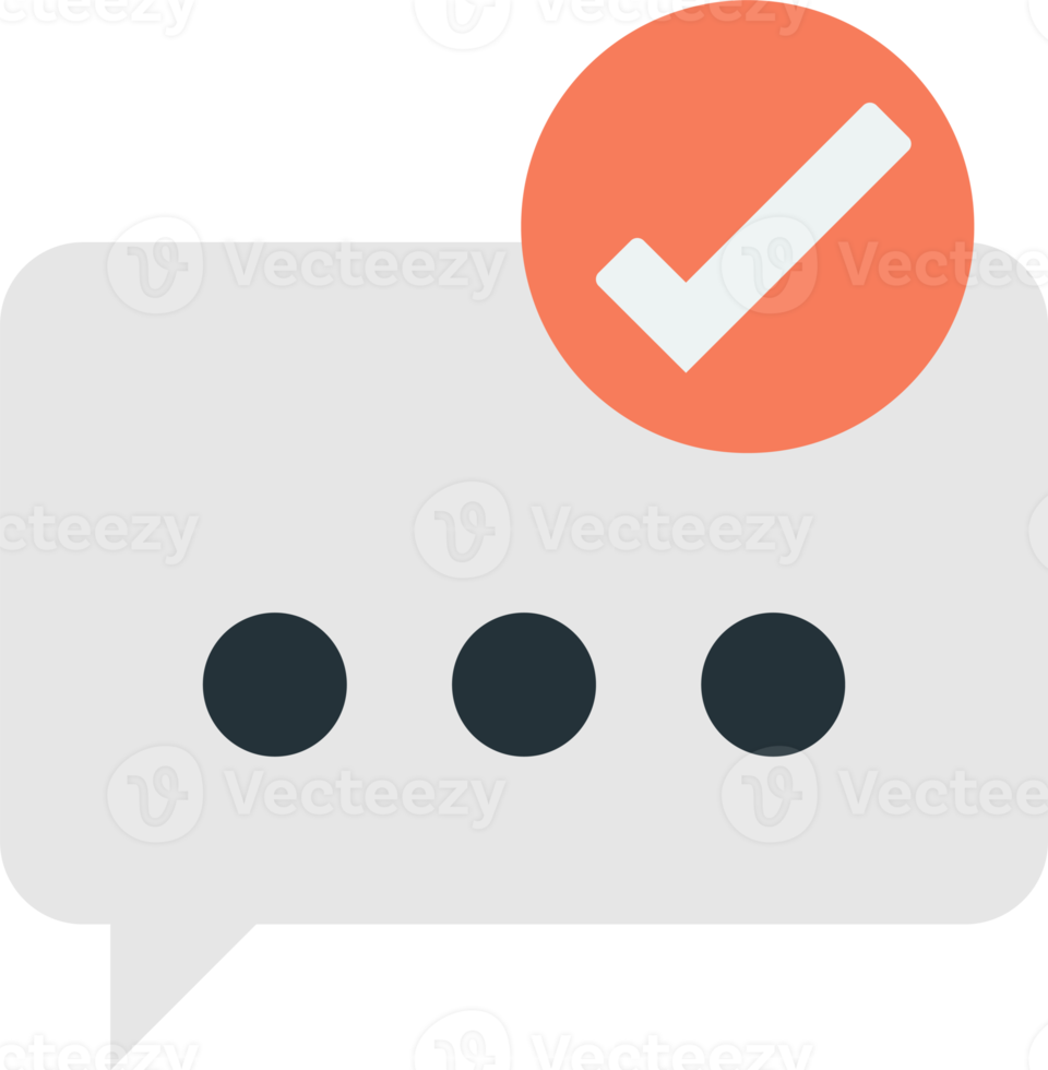 Text boxes and check marks illustration in minimal style 14967388 PNG